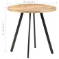 vidaXL Esstisch 80 cm Raues Mangoholz vidaXL Esstisch 80 cm Raues Mangoholz