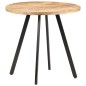 vidaXL Esstisch 80 cm Raues Mangoholz vidaXL Esstisch 80 cm Raues Mangoholz