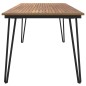 vidaXL Gartentisch Haarnadel-Tischbeine 180x90x75 cm Akazie Massivholz vidaXL Gartentisch Haarnadel-Tischbeine 180x90x75 cm Akazie Massivholz