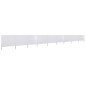 vidaXL 9-teiliges Windschutzgewebe 1200 x 120 cm Sandweiß vidaXL 9-teiliges Windschutzgewebe 1200 x 120 cm Sandweiß