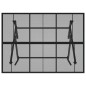 vidaXL Gartentisch Klappbar Anthrazit 110x80x72 cm Stahlgitter vidaXL Gartentisch Klappbar Anthrazit 110x80x72 cm Stahlgitter