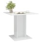 vidaXL Esstisch Hochglanz-Weiß 80x80x75 cm Holzwerkstoff vidaXL Esstisch Hochglanz-Weiß 80x80x75 cm Holzwerkstoff