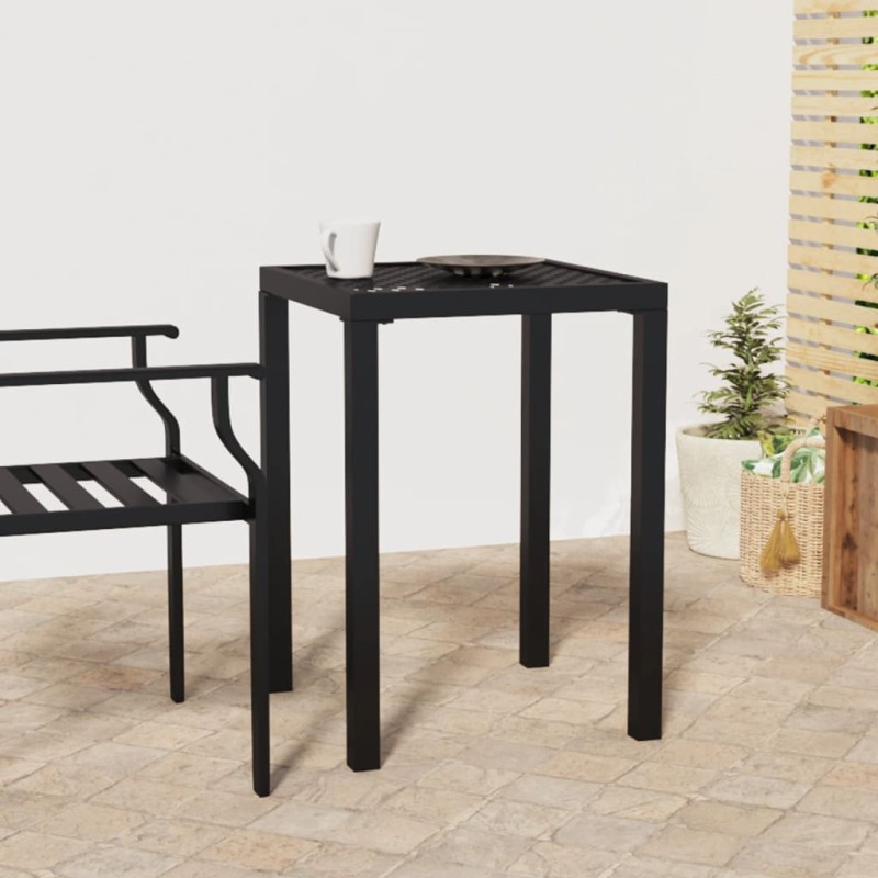 vidaXL Gartentisch Anthrazit 50x50x72 cm Stahl vidaXL Gartentisch Anthrazit 50x50x72 cm Stahl