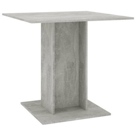 vidaXL Esstisch Betongrau 80x80x75 cm Holzwerkstoff