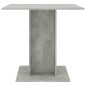vidaXL Esstisch Betongrau 80x80x75 cm Holzwerkstoff vidaXL Esstisch Betongrau 80x80x75 cm Holzwerkstoff