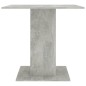 vidaXL Esstisch Betongrau 80x80x75 cm Holzwerkstoff vidaXL Esstisch Betongrau 80x80x75 cm Holzwerkstoff