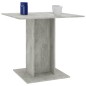 vidaXL Esstisch Betongrau 80x80x75 cm Holzwerkstoff vidaXL Esstisch Betongrau 80x80x75 cm Holzwerkstoff