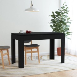 vidaXL Esstisch Schwarz 120x60x76 cm Holzwerkstoff