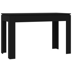 vidaXL Esstisch Schwarz 120x60x76 cm Holzwerkstoff