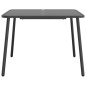 vidaXL Gartentisch Anthrazit 100x100x71 cm Stahl vidaXL Gartentisch Anthrazit 100x100x71 cm Stahl