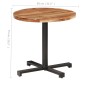 vidaXL Bistrotisch Rund Ø80x75 cm Akazie Massivholz vidaXL Bistrotisch Rund Ø80x75 cm Akazie Massivholz