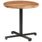 vidaXL Bistrotisch Rund Ø80x75 cm Akazie Massivholz vidaXL Bistrotisch Rund Ø80x75 cm Akazie Massivholz