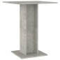 vidaXL Bistrotisch Betongrau 60x60x75 cm Holzwerkstoff vidaXL Bistrotisch Betongrau 60x60x75 cm Holzwerkstoff