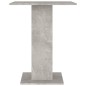 vidaXL Bistrotisch Betongrau 60x60x75 cm Holzwerkstoff vidaXL Bistrotisch Betongrau 60x60x75 cm Holzwerkstoff
