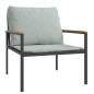 vidaXL 3-tlg. Garten-Lounge-Set mit Kissen Anthrazit Stahl vidaXL 3-tlg. Garten-Lounge-Set mit Kissen Anthrazit Stahl