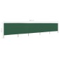 vidaXL 5-teiliges Windschutzgewebe 600 x 80 cm Grün vidaXL 5-teiliges Windschutzgewebe 600 x 80 cm Grün