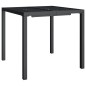 vidaXL Gartentisch Anthrazit 80x80x72 cm Stahl vidaXL Gartentisch Anthrazit 80x80x72 cm Stahl
