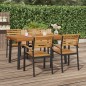vidaXL Gartentisch 150x90x75 cm Massivholz Akazie vidaXL Gartentisch 150x90x75 cm Massivholz Akazie