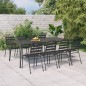 vidaXL Gartentisch Anthrazit 200x100x71 cm Stahl vidaXL Gartentisch Anthrazit 200x100x71 cm Stahl