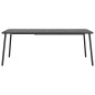 vidaXL Gartentisch Anthrazit 200x100x71 cm Stahl vidaXL Gartentisch Anthrazit 200x100x71 cm Stahl
