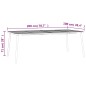 vidaXL Gartentisch Anthrazit 200x100x71 cm Stahl vidaXL Gartentisch Anthrazit 200x100x71 cm Stahl