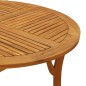 vidaXL Gartentisch Ø 110 cm Massivholz Akazie vidaXL Gartentisch Ø 110 cm Massivholz Akazie