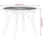 vidaXL Gartentisch Ø 110 cm Massivholz Akazie vidaXL Gartentisch Ø 110 cm Massivholz Akazie