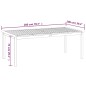 vidaXL Gartentisch 200x100x74 cm Massivholz Akazie vidaXL Gartentisch 200x100x74 cm Massivholz Akazie