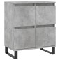 Sideboards 2 Stk. Betongrau Holzwerkstoff Sideboards 2 Stk. Betongrau Holzwerkstoff