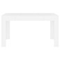 vidaXL Esstisch Weiß 140x74,5x76 cm Holzwerkstoff vidaXL Esstisch Weiß 140x74,5x76 cm Holzwerkstoff