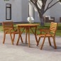 vidaXL Gartentisch Ø 85 cm Massivholz Akazie vidaXL Gartentisch Ø 85 cm Massivholz Akazie
