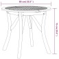 vidaXL Gartentisch Ø 85 cm Massivholz Akazie vidaXL Gartentisch Ø 85 cm Massivholz Akazie