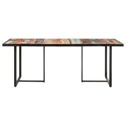 vidaXL Esstisch 200 cm Altholz Massiv