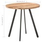 vidaXL Esstisch 80 cm Massivholz Akazie vidaXL Esstisch 80 cm Massivholz Akazie