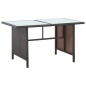 vidaXL 5-tlg. Garten-Lounge-Set mit Auflagen Poly Rattan Braun vidaXL 5-tlg. Garten-Lounge-Set mit Auflagen Poly Rattan Braun