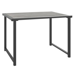vidaXL Gartentisch Anthrazit 55x40x37 cm Stahl