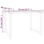 vidaXL Gartentisch Anthrazit 55x40x37 cm Stahl vidaXL Gartentisch Anthrazit 55x40x37 cm Stahl