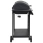Gasgrill mit 6 Brennern Stahl Schwarz Gasgrill mit 6 Brennern Stahl Schwarz