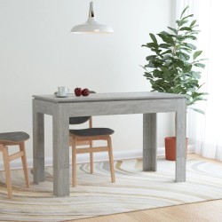 vidaXL Esstisch Betongrau 120x60x76 cm Holzwerkstoff