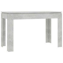 vidaXL Esstisch Betongrau 120x60x76 cm Holzwerkstoff