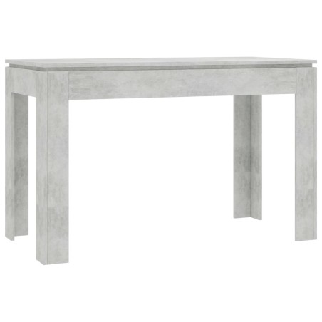 vidaXL Esstisch Betongrau 120x60x76 cm Holzwerkstoff