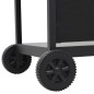 Gasgrill mit 6 Brennern Stahl Schwarz Gasgrill mit 6 Brennern Stahl Schwarz
