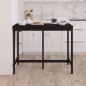 vidaXL Bartisch Schwarz 140x80x110 cm Massivholz Kiefer vidaXL Bartisch Schwarz 140x80x110 cm Massivholz Kiefer