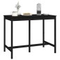 vidaXL Bartisch Schwarz 140x80x110 cm Massivholz Kiefer vidaXL Bartisch Schwarz 140x80x110 cm Massivholz Kiefer