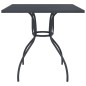 vidaXL Gartentisch Anthrazit 80x80x72,5 cm Stahlgeflecht vidaXL Gartentisch Anthrazit 80x80x72,5 cm Stahlgeflecht