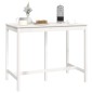 vidaXL Bartisch Weiß 140x80x110 cm Massivholz Kiefer vidaXL Bartisch Weiß 140x80x110 cm Massivholz Kiefer
