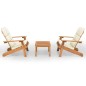 vidaXL 3-tlg. Garten-Lounge-Set Adirondack Massivholz Akazie vidaXL 3-tlg. Garten-Lounge-Set Adirondack Massivholz Akazie