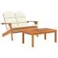 vidaXL 3-tlg. Garten-Lounge-Set Adirondack Massivholz Akazie vidaXL 3-tlg. Garten-Lounge-Set Adirondack Massivholz Akazie