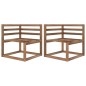 vidaXL Garten-Palettensofa 3-Sitzer mit Kissen in Beige Kiefernholz vidaXL Garten-Palettensofa 3-Sitzer mit Kissen in Beige Kiefernholz
