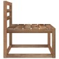 vidaXL Garten-Palettensofa 3-Sitzer mit Kissen in Beige Kiefernholz vidaXL Garten-Palettensofa 3-Sitzer mit Kissen in Beige Kiefernholz